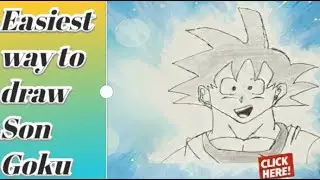 Easiest way to draw Son Goku Full tutorial|Easy Step-by-Step|✅
