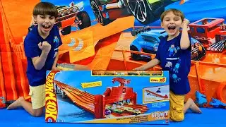 HOT WHEELS - Super pista de competi&ccedil;&atilde;o com 6 velocidades - Super 6-lane raceway- Fafafran Brinquedos