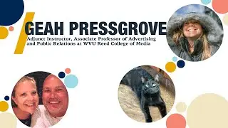 #FacultyFridays Meet Geah Pressgrove, Assoc. Prof. of Advertising, PR at WVU Reed College of Media