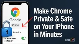 SECURE Chrome Browser on your iPhone with These 6 Must-Use Settings (iOS 26)