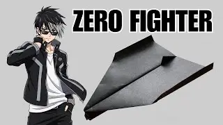 Paper Airplane That You Can Try [Zero Fighter]