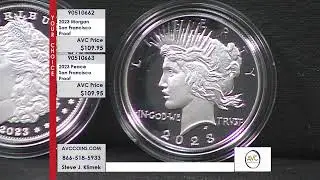 2023 Morgan / Peace Silver Dollar - San Francisco - Proof