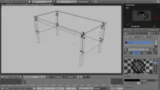 Wireframe renders in Blender (HD)