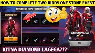FREE FIRE// TOW BIRDS ONE STONE EVENT// FULL DETAILS