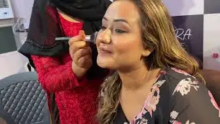 Shanaya at sara makemeup academy #shootday with ak photography