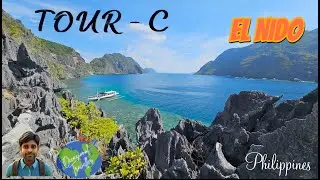 🌴 El Nido Tour C – Hidden Beaches, Crystal Lagoons & Island Adventures! 🇵🇭