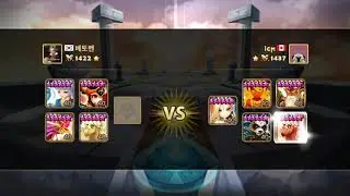 SUMMONERS WAR RTA (world arena) Water Monkey King VS Fire Unicorn