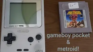 Silver GameBoy Pocket and Metroid review!