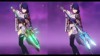 C0 Baal R1 Catch vs R1 Jade Spear Damage Comparison Genshin Impact