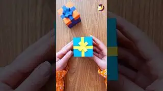 How to Make a Christmas Gift Box | Easy DIY Craft with Paper #shortvideo #shorts #short #paper