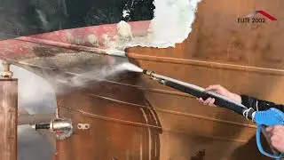 Oertzen tornado homokszórás - epoxi eltávolítás, hajó felületelőkészítés, tisztítás