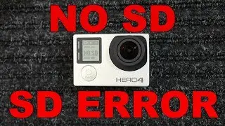 GoPro No SD Or SD Error + Warranty Repair