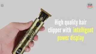 👱 Professional Hair Trimmer Digital LCD Display Special For Barber