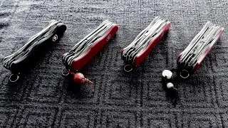 Victorinox 111 mm  Altas, Outrider, Hercule et Workchamp.