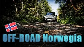 Wjazd nowym Defenderem nad g&oacute;rskie jezioro w Norwegii