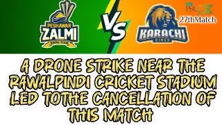 PSL matches are cancelled due to India's Drone Attacks_. #indiapakistan #drones #attack