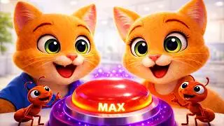Leo and Lily in the Tiny Kitchen Adventure | Funny Song For Kids & Nursery Rhymes by Cats Family 3D