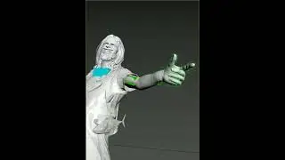 a guy who looks like jesus. WIP anim 15