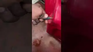 Fixing of hose to a fuel tank nipple.. #Fixing #fittings #engineering #hose #viral #shorts