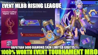LIGA MLBB RISING OPEN!! CARA MENDAPATKAN SKIN LOLITA RISING GRATIS | TOURNAMENT MRO MOBILE LEGENDS