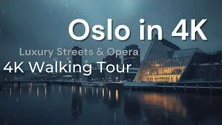 Oslo City Center 4K | Opera House & Bj&oslash;rvika Walk