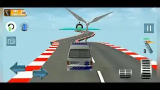 Ambulance Stunt Car Racing Game - Rescue VAN Driving - Android Gameplay #01