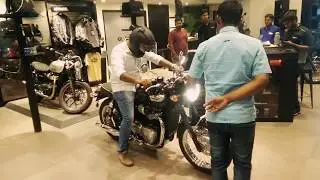 Triumph Bonneville T100 Black Chennai India Delivery