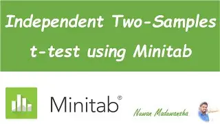 Independent Two-Samples t test using Minitab
