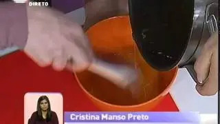 Receita: Doce de claras com ovos moles -- Praça da Alegria