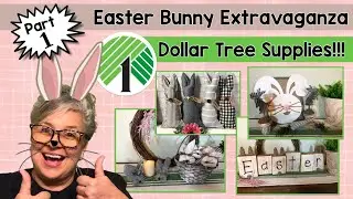 🐰🐰 EASTER BUNNY EXTRAVAGANZA PART 1🐰🐰 Dollar Tree Easter DIYs🐰🐰Bunny Crafts🐰🐰Farmhouse Spring DIYs🐰🐰