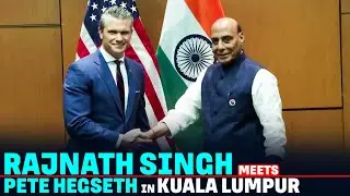 LIVE: RM Rajnath Singh meets with U.S. Secretary of War Pete Hegseth in Kuala Lumpur, Malaysia