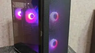 Демонстрация работы ARGB подсветки корпуса Cougar Airface Flo RGB