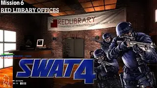 SWAT 4 - Red Library Offices | NO COMMENTARY | 60FPS | Classic Game