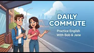 Practice English: Describe Your Daily Commute & Travel Experiences with Bob and Jane