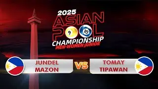 FULL MATCH! JUNDEL MAZON (PHI) vs (PHI) TOMAY TIPAWAN | ASIAN POOL CHAMPIONSHIP 2025