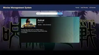 Movies Management System Project | with Source Code | Developer Shahabu.CSE | Spring Boot and React