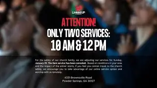 Linked UP Live - 8:00am - Pastor Joel Gregory - Belief Training