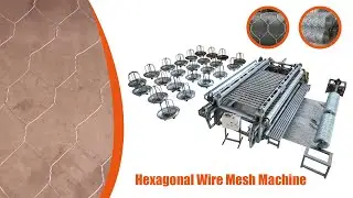 hexagonal wire mesh machine
