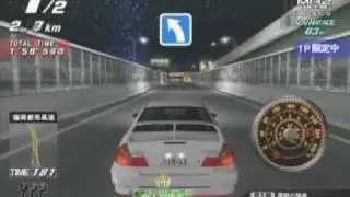 湾岸M MT3DX+ Ghost Battle Fukuoka expressway EVO5 vs MR2