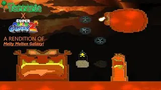 Создание декорации MELTY MONSTER GALAXY в Terraria!