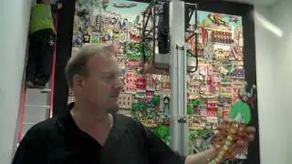Charles Fazzino Art Installation at JFK Airport American Airlines Terminal 8