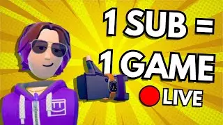 Playing 1 Game of Golden Trophy for EVERY new SUB!! (Stream 2) | 🔴LIVE | Rec Room