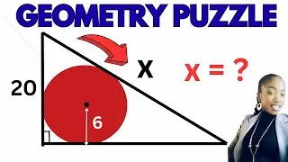 Many People Can&rsquo;t Solve This Math Problem | China Grade 5 Maths #geometrypuzzle