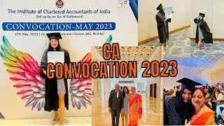 CA Convocation Day vlog @Jio World Convention centre BKC |  Convocation 2023 | Parents got emotional