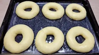 How to make donuts without oil (in the oven), simple and delicious