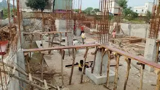 Slab Centering & Shuttering Work 🔨 #centering #slab #construction #civilengineering #viralvideo