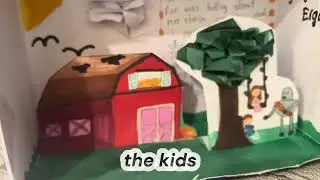 My sister school project😀 #school #sisters  #kids #project #thewildrobotescapes #book 
