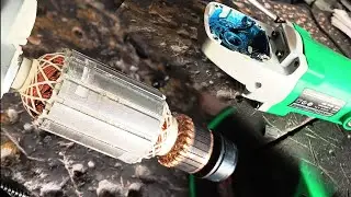brand New Disc Grinder Armature Sparking repairing , complete video 