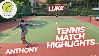 Tennis Match Highlights - Luke Vs Anthony In Da Nang, Vietnam