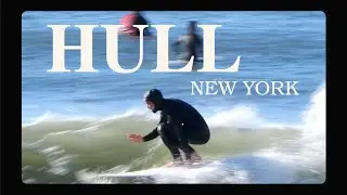DISPLACEMENT HULLS SURFBOARD Surfing at Rockaway Beach in NEW YORK